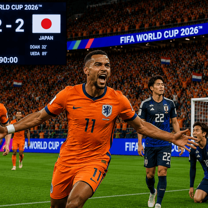 Netherlands vs Japan | FIFA World Cup 2026