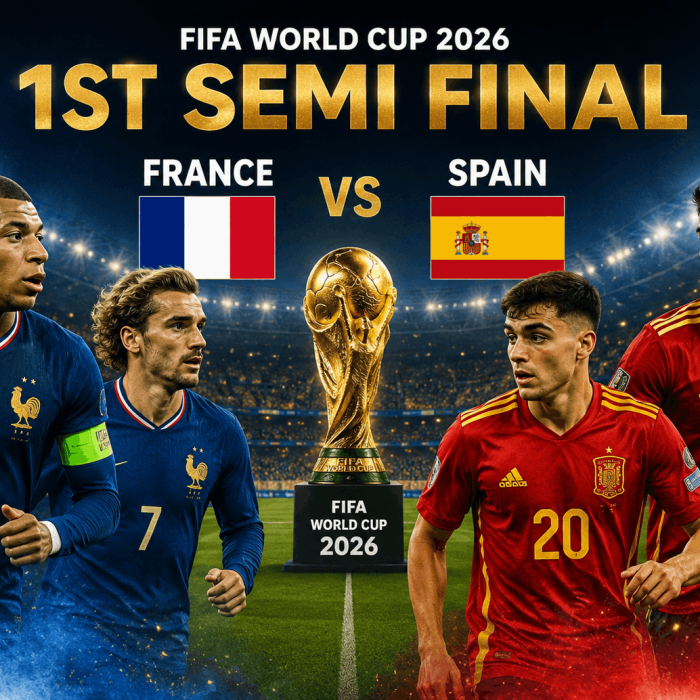France vs Spain | Semifinal 1 | FIFA World Cup 2026