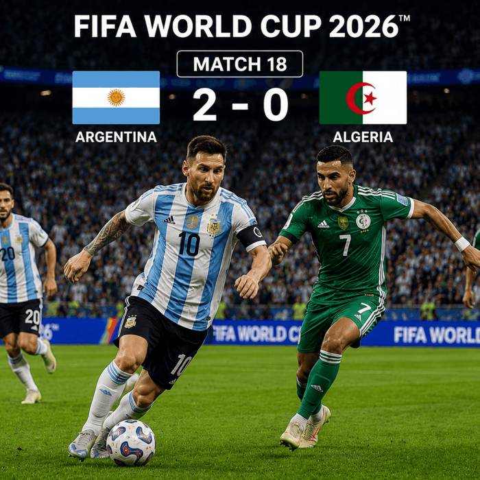 Argentina vs Algeria | FIFA World Cup 2026