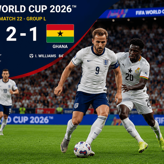 England vs Ghana | FIFA World Cup 2026