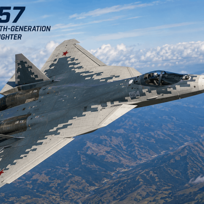 Su-57 Fighter Jet: Russia’s Fifth-Generation Multirole Aircraft